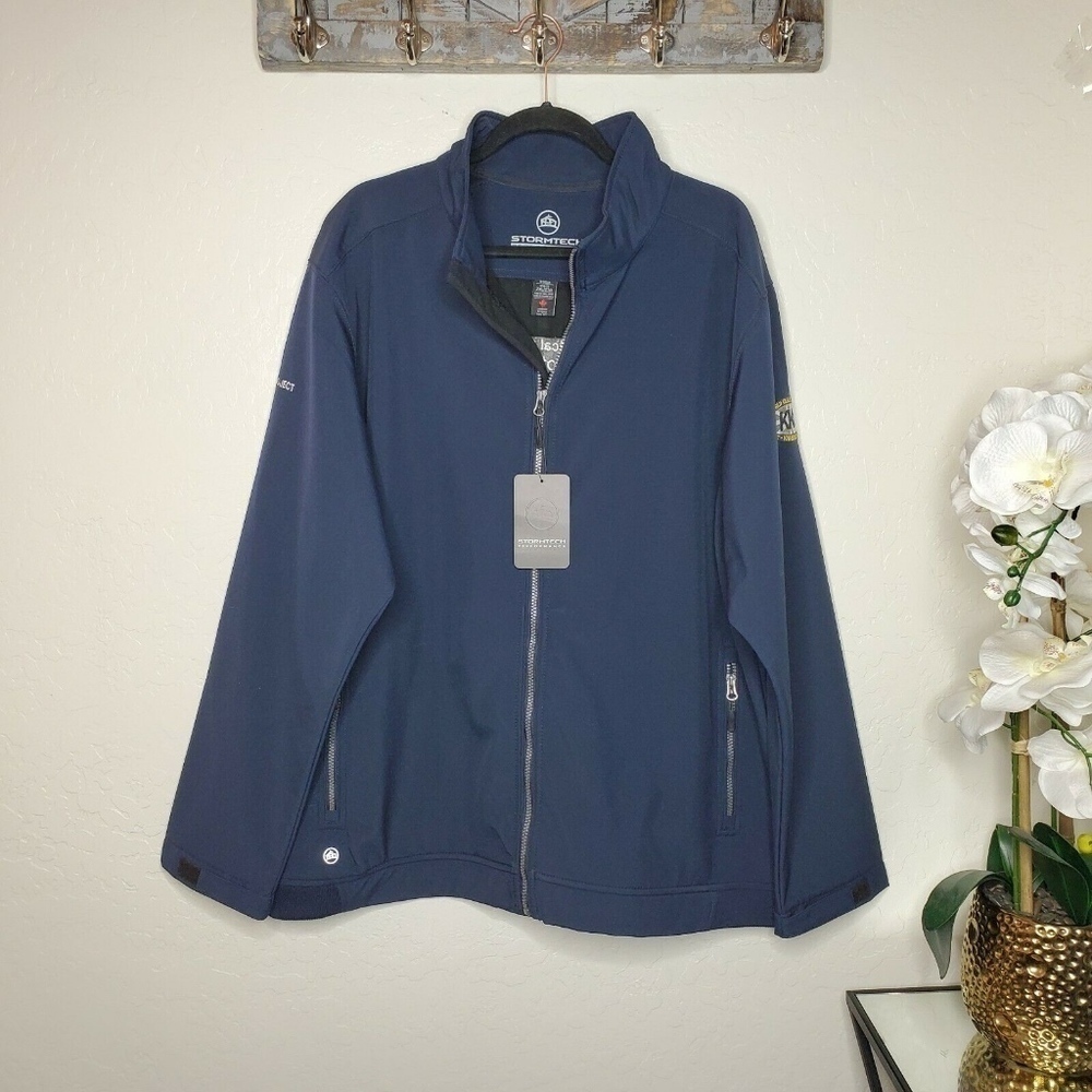 Stormtech Performance Navy Blue Full Zip Up Jacket